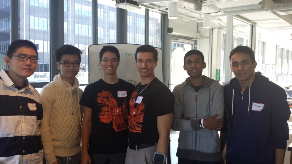 Winning Team at The Next 36 Toronto Hackathon