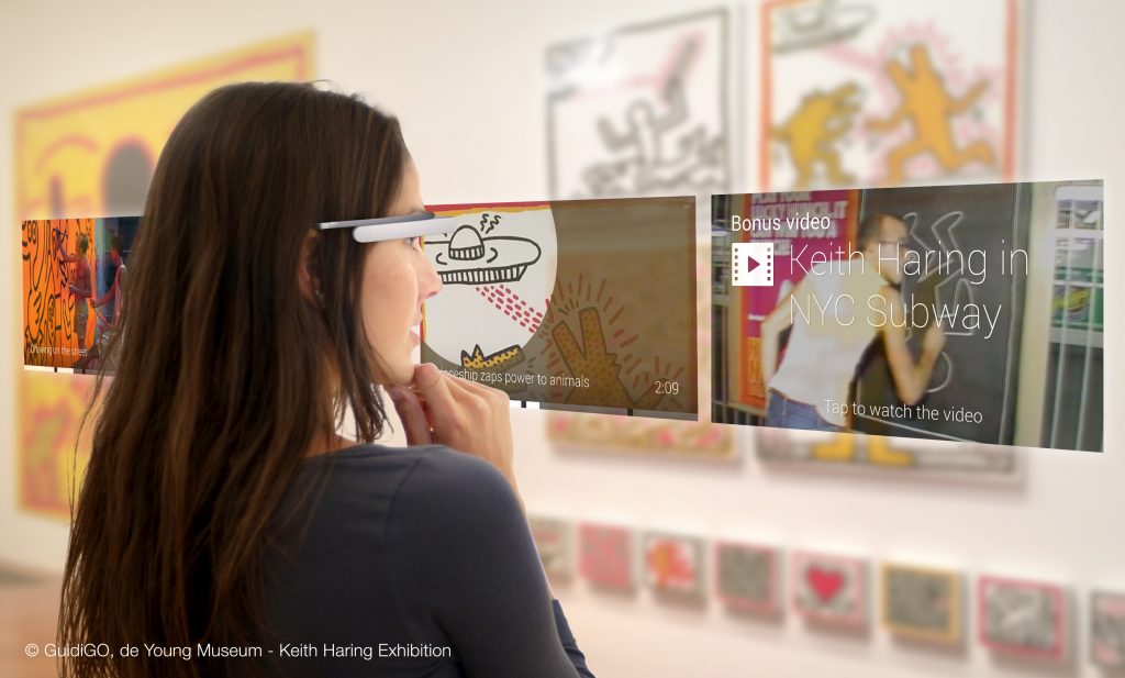 GuidiGO for Glass - Keith Haring Exhibition at SF de Young